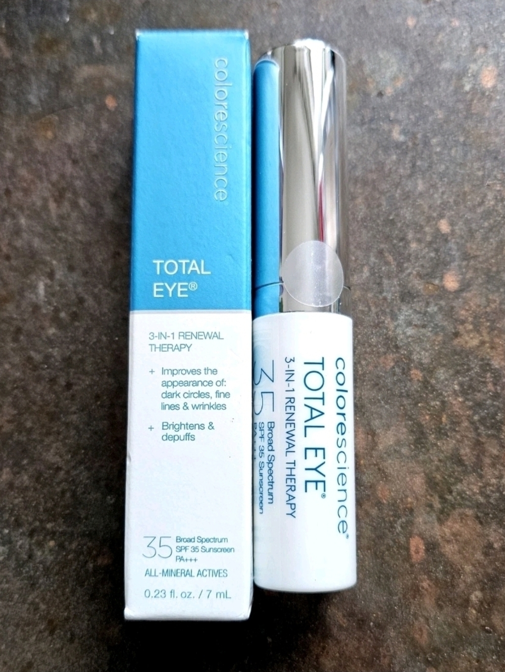 Colorscience MEDIUM Total Eye 3 In 1 Renewal Therapy SPF 35, .23 oz NIB! SEALED!